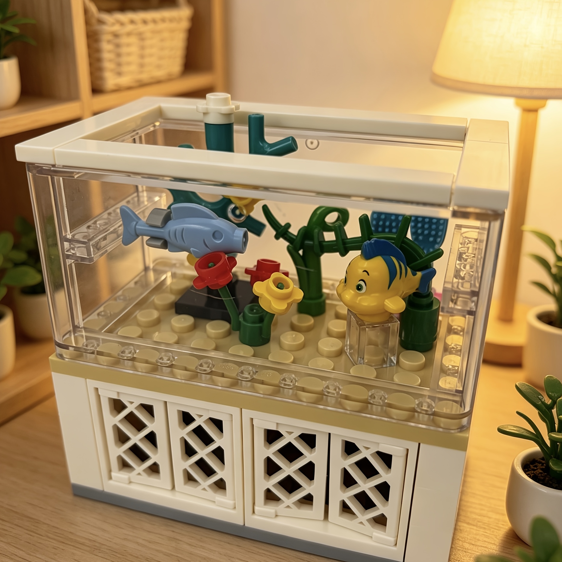 Miniature Kitchen Furniture Building Bricks Set